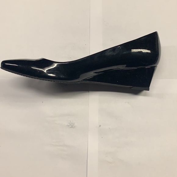 Stuart Weitzman Black Patent Wedges - Picture 5 of 6